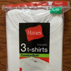 Hanes Boys Crew Neck T-Shirts 3 Pack